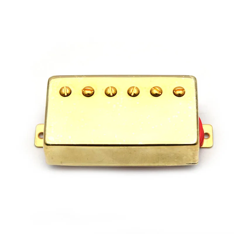 humbucker e gitarre pickup goldchrom hals brücke pickup für lp style e gitarre messing abdeckung guitarra pickup free global shipping