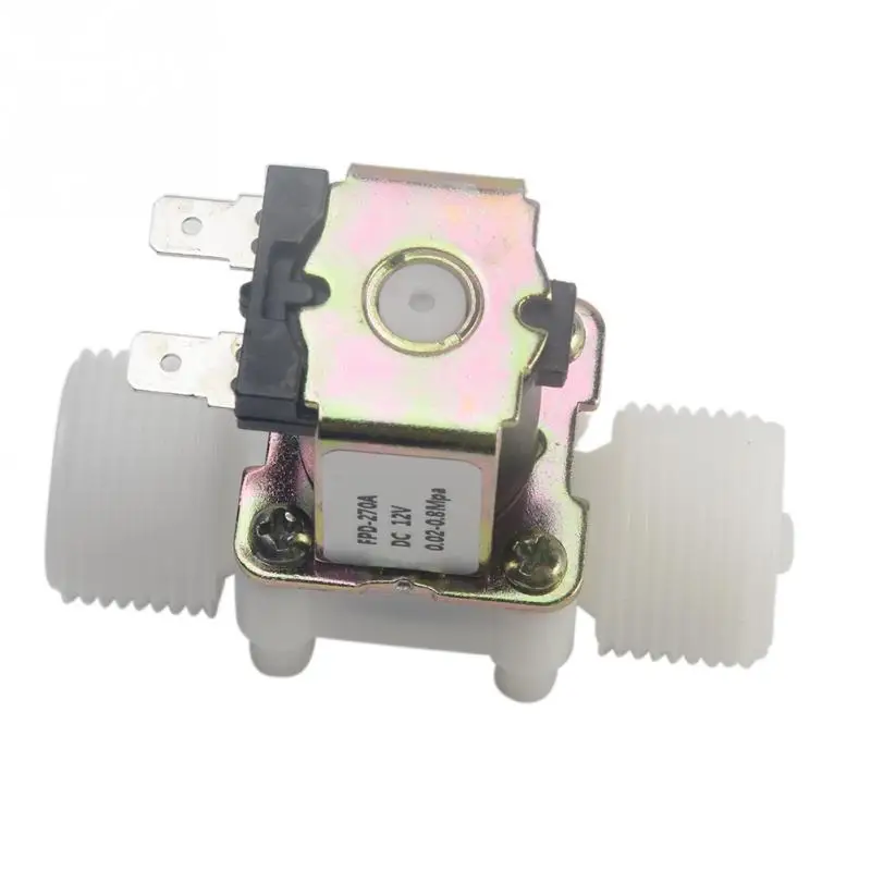 3/" DC 12V PP N/C Электрический Соленоидный клапан контроль воды устройство переключения Высокое качество#0829