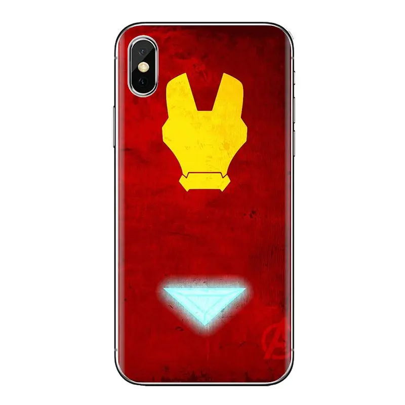 Мягкий корпус Чехол Мстители Железный человек дуговой реактор для Xiaomi Mi3 samsung A10 A30
