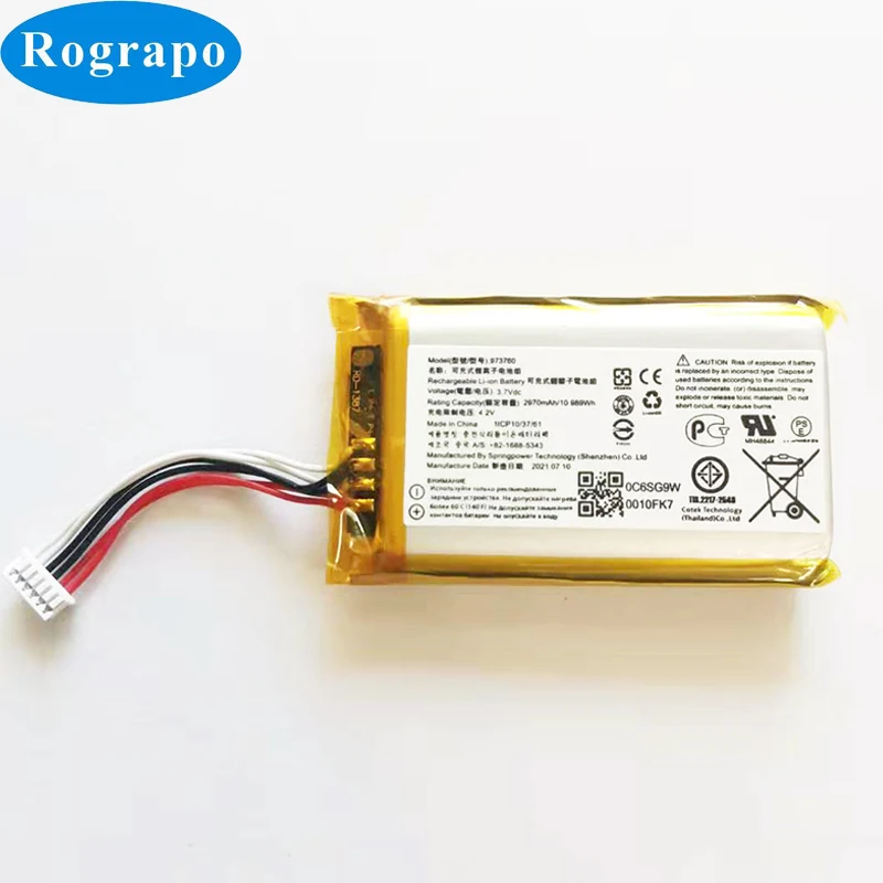 2021 Новый 3 7 V 2970mAh 973760 Сменный аккумулятор для DJI SPARK MAVIC PRO AIR Remote Controller ator 6-проводной