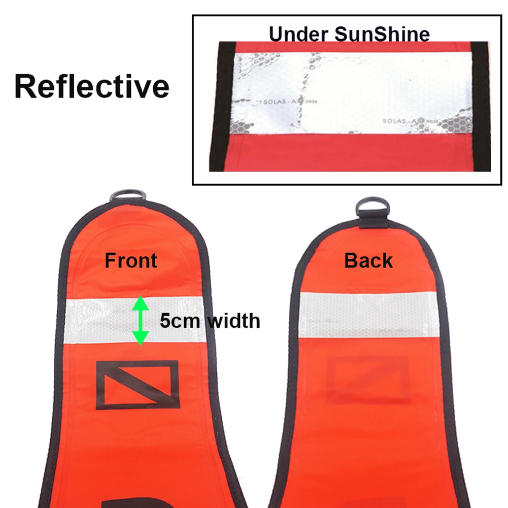 

1.2m/1.5m/1.8m Scuba Diving Inflatable Marker with High Visibility Reflective Band Surface Buoy Marker