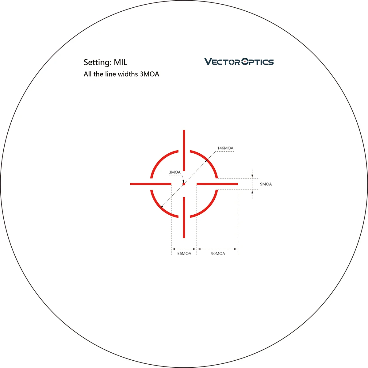 Оптический прицел Vector Optics Calypos 1x30 с призмой CQB для винтовки AR15 M4 тактический CQ