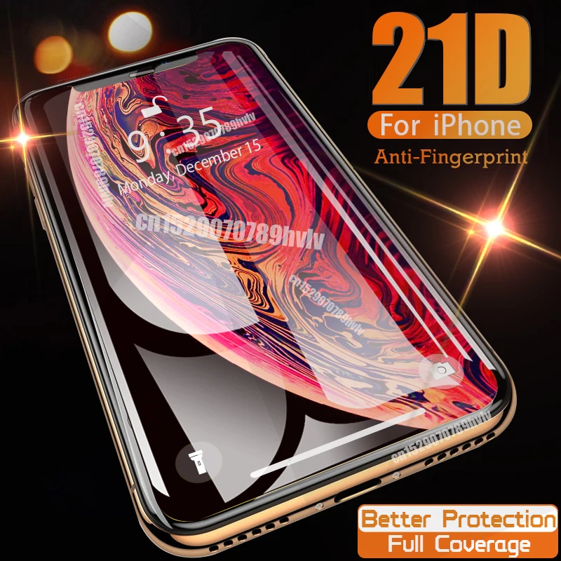 Закаленное стекло для iPhone 12 Pro Max Mini защита экрана Apple 11Pro 7 8 Plus 128 ГБ 6 XR XS X SE 2020 11 S |
