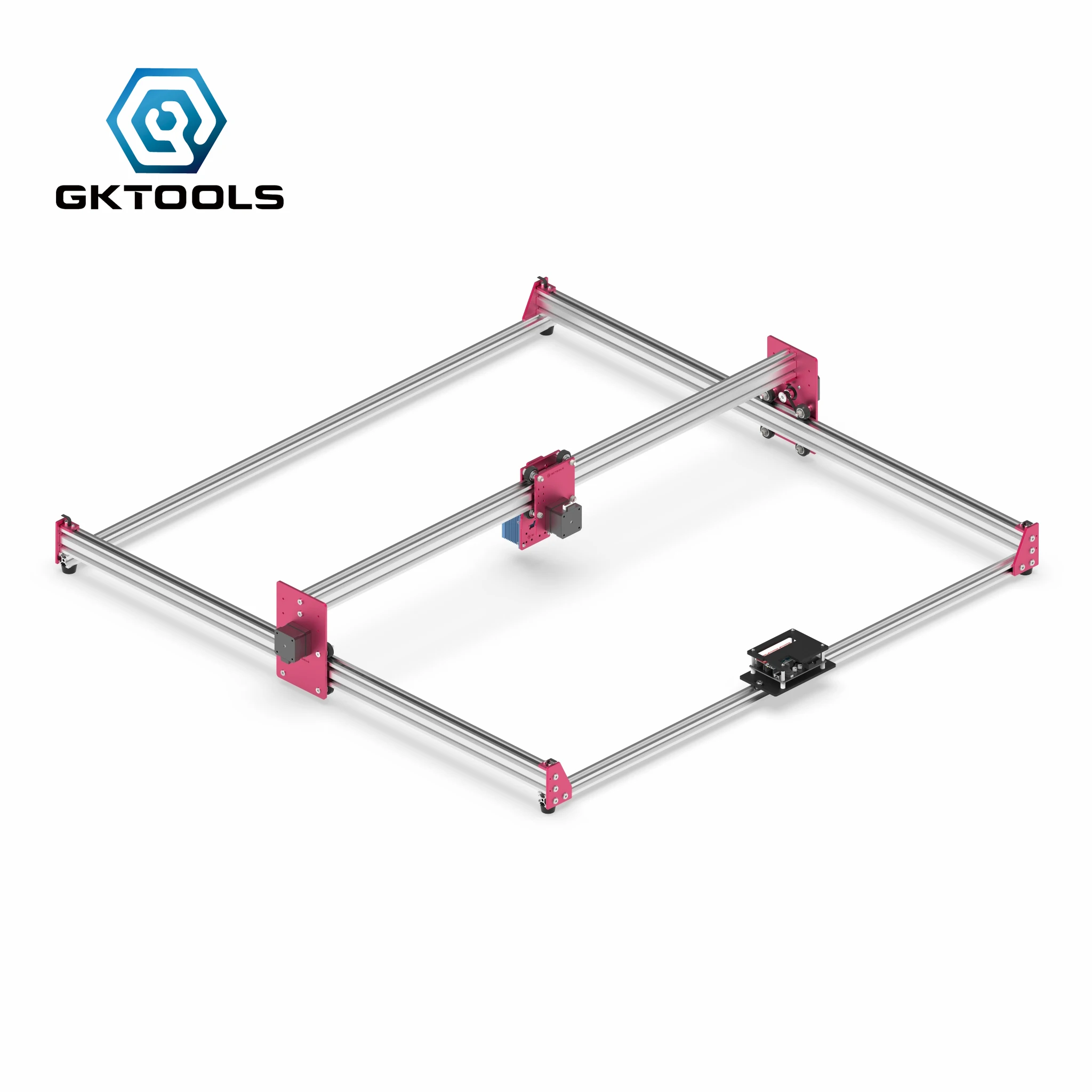 Лазерная тяга гравировка Бесплатная доставка GK1010Pro 100*100 см мини 500/2500/5500/7500 МВт cnc