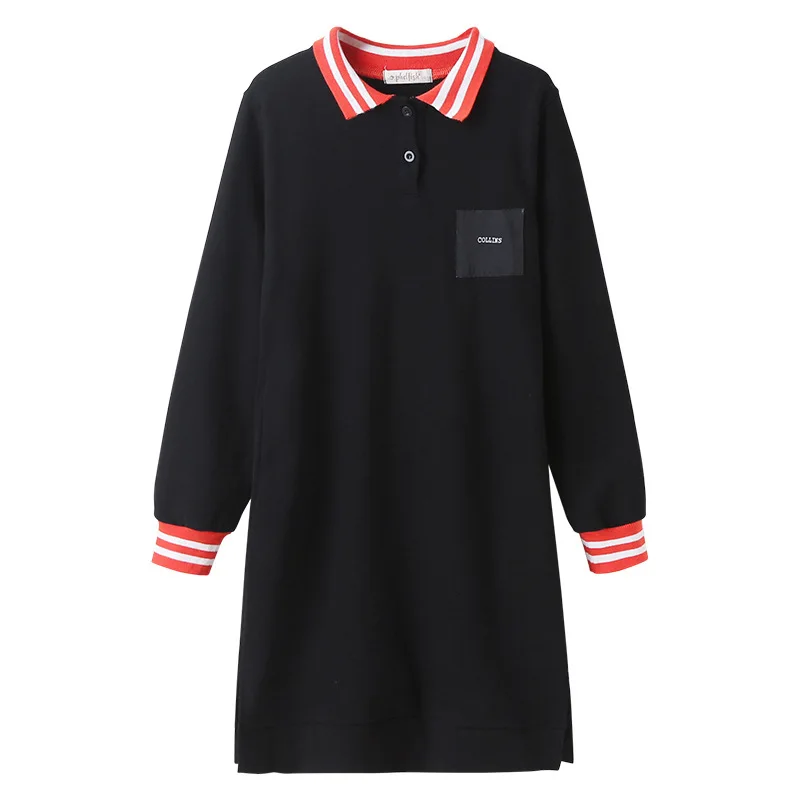 

Children's Clothing Girls' Sweater Long Simple round Neck Pullover 2021 Autumn Long Sleeve Outdoor Fashion Sports