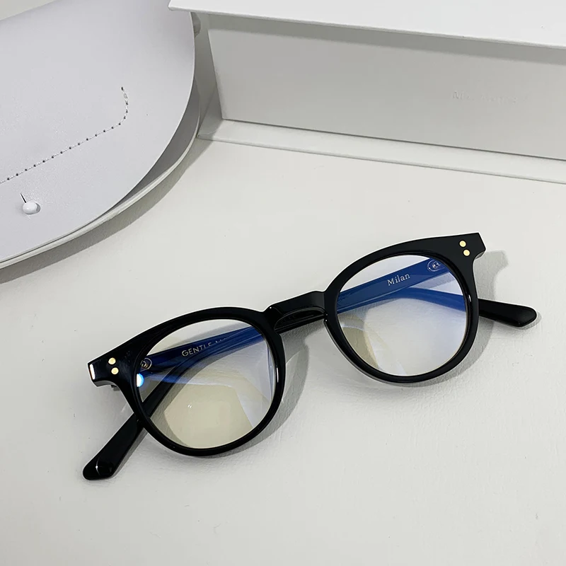 2020 корейские миланские оправы для век ацетатные оптические зеркальные очки