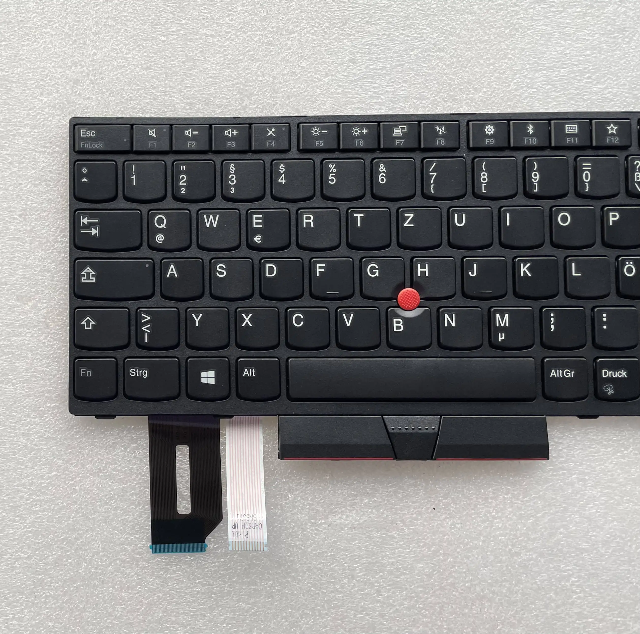 Клавиатура для ноутбука Lenovo Thinkpad E480 E490 R480 R490 L490 (черная левая и правая клавиши)