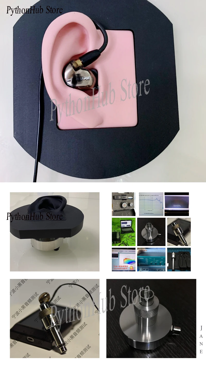 Curva de Fone de Ouvido Testador Artificial Orelha Frequência Resposta Curva Cachoeira Gráfico Base Versão Iec711