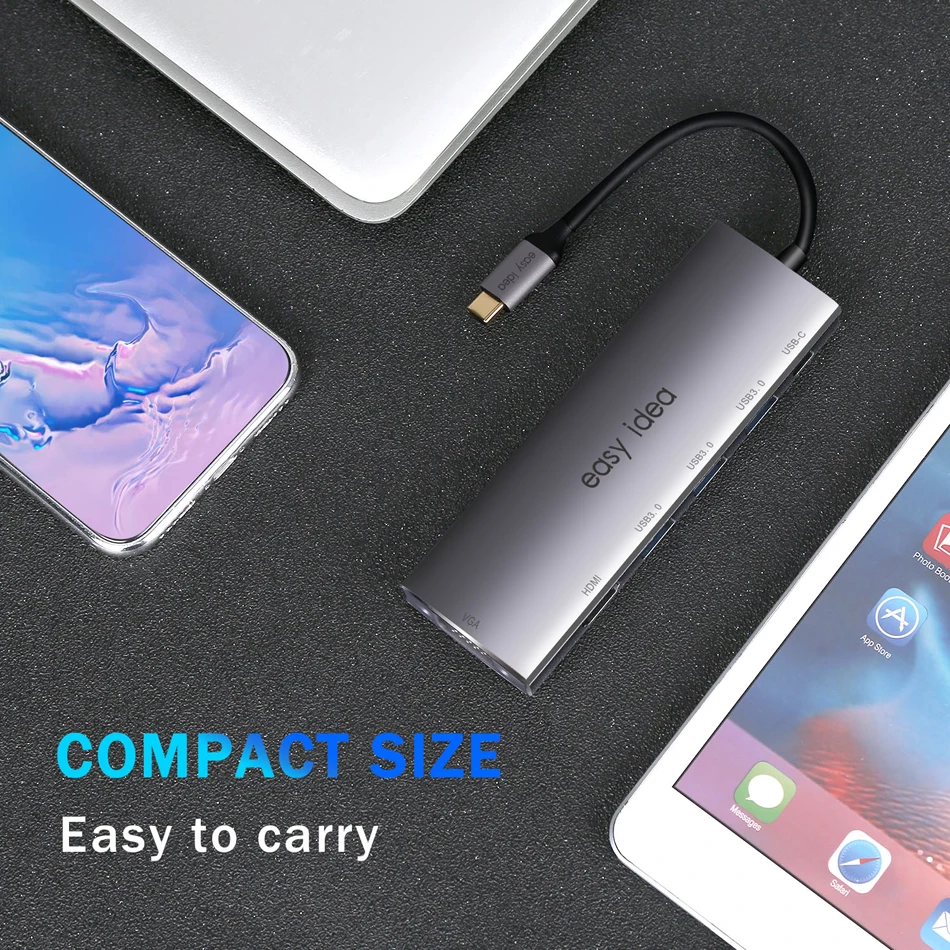 USB C концентратор Мульти USB 3,0 разветвитель Тип C концентратор адаптер USB-C концентратор HDMI несколько USB C док-станция USB 3,1 расширитель для MacBook Pro