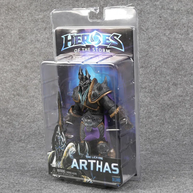 NECA &quotHeroes of The Storm&quot Король лич Артас ПВХ фигурка Коллекционная модель игрушки 7