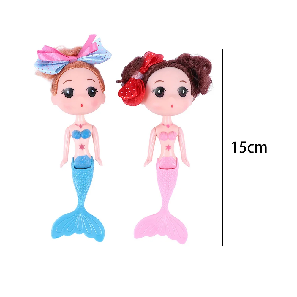 1Pcs 15cm Swimming Mermaid Dolls Girl's Toys Cartoon Confused For Birthday Xmas Gifts | Игрушки и хобби