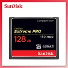 Карта памяти SanDisk Extreme Pro CF, карта памяти 32 Гб 64 Гб 128 Гб 160 МБс.с, компактная флеш-карта 1067X 4K, Compactflash для HD камеры SDCFXPS