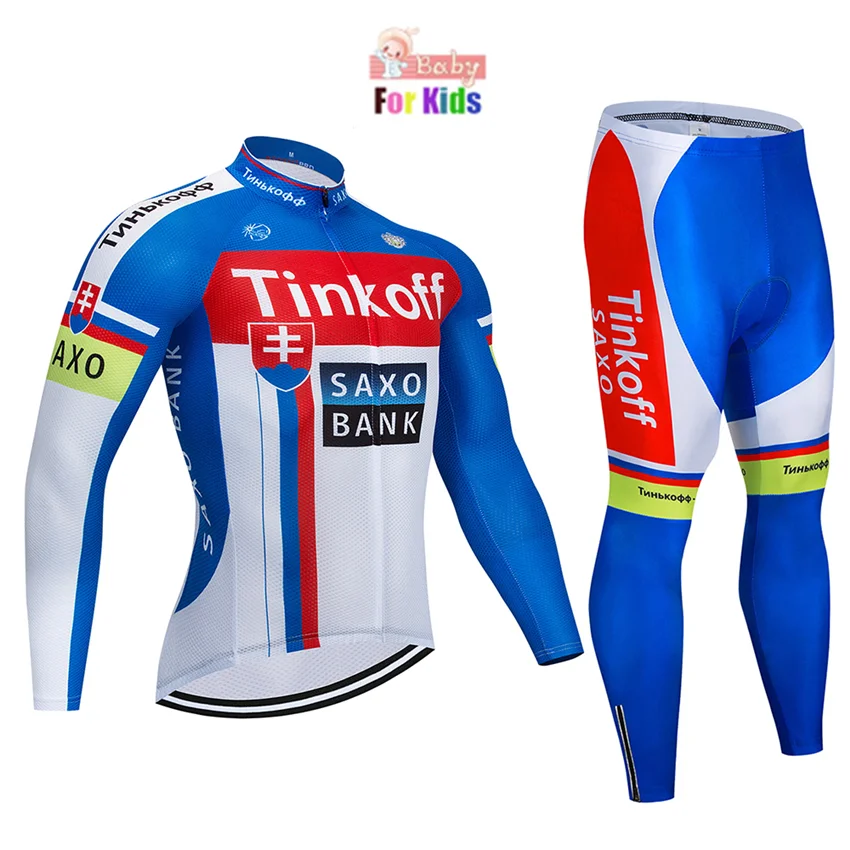 

2018 Pro Cycling Clothing Breathable Children Long Sleeve Jersey Set Breathable Sportswear kids Bicycle Bike maillot ciclismo
