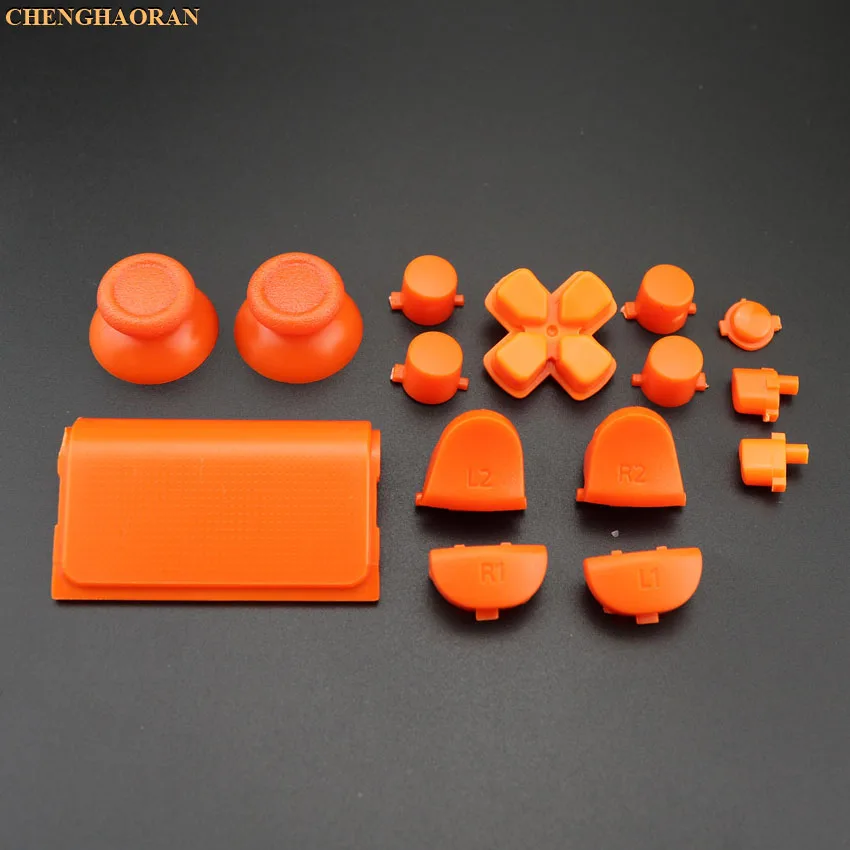 1 Набор торцевых головок 17 Цвета Thumbsticks R2 L2 R1 L1 пусковых кнопок Mod Kit для Playstation Dualshock 4 PS4 2,0 DS4 010 011 1200 контроллер