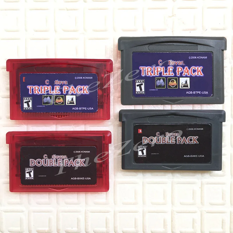 Слот для карт памяти Castlevania серии тройной пакет DoublePack 32 Бит Ручные игры видео