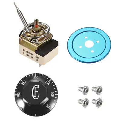 Электрический термостат печи настраиваемый регулятор температуры 50 300C 16A 3