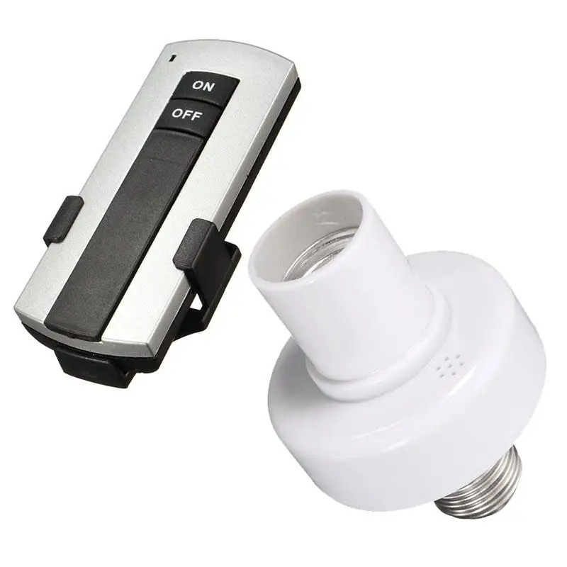 E27 гнездо Кепки RC Беспроводной дистанционного Управление светильник держатель