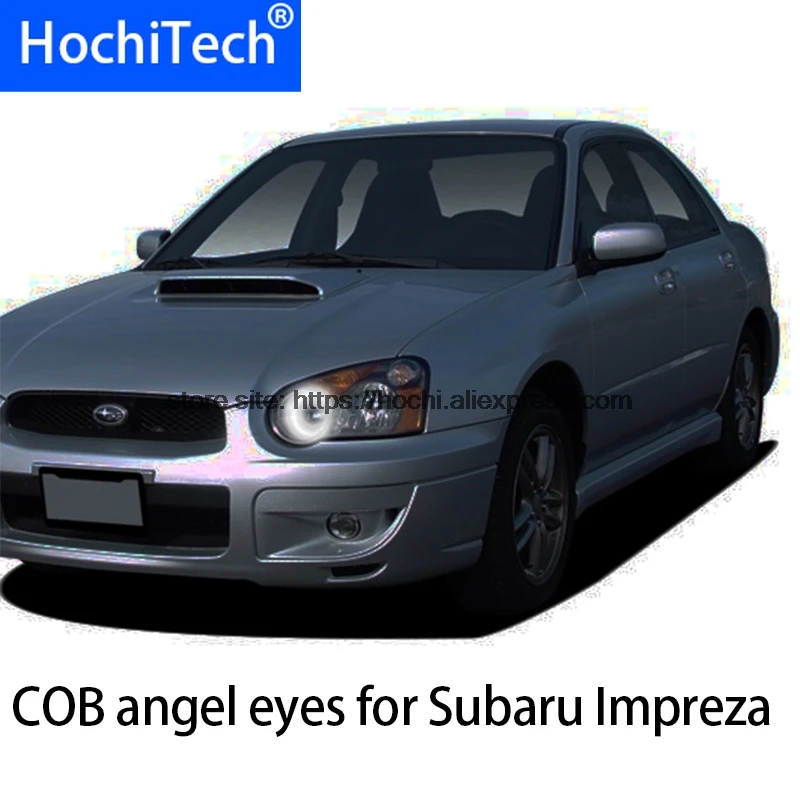 Для Subaru Impreza 2002 2003 2004 2005 COB Светодиодный дневной светильник Белый Halo Cob Led Angel Eyes Ring