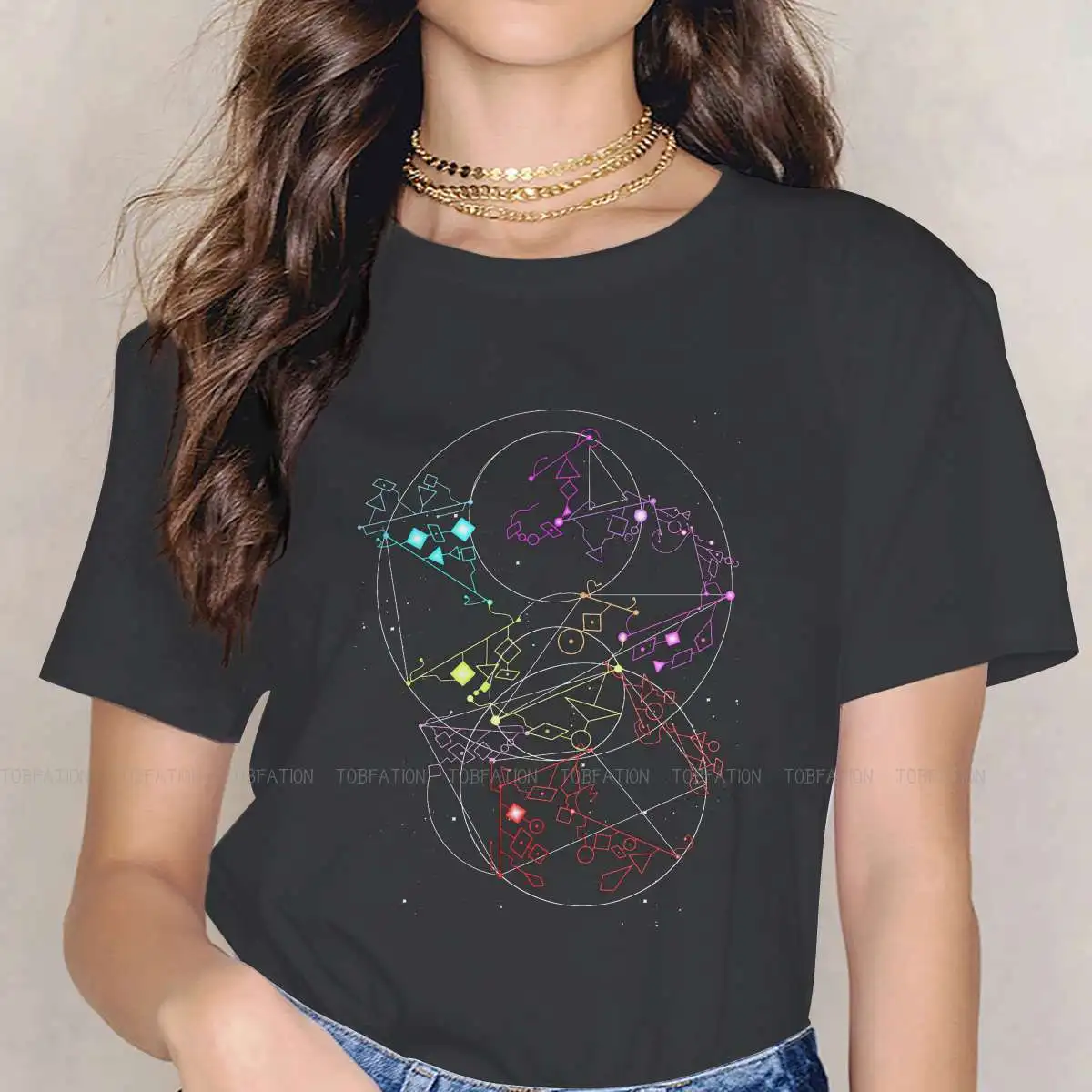 

She Ra and the Princesses of Power Adora TV Women T Shirt Constellations Female Tops Graphic Funny Tees Ladies 5XL Cotton Tshirt