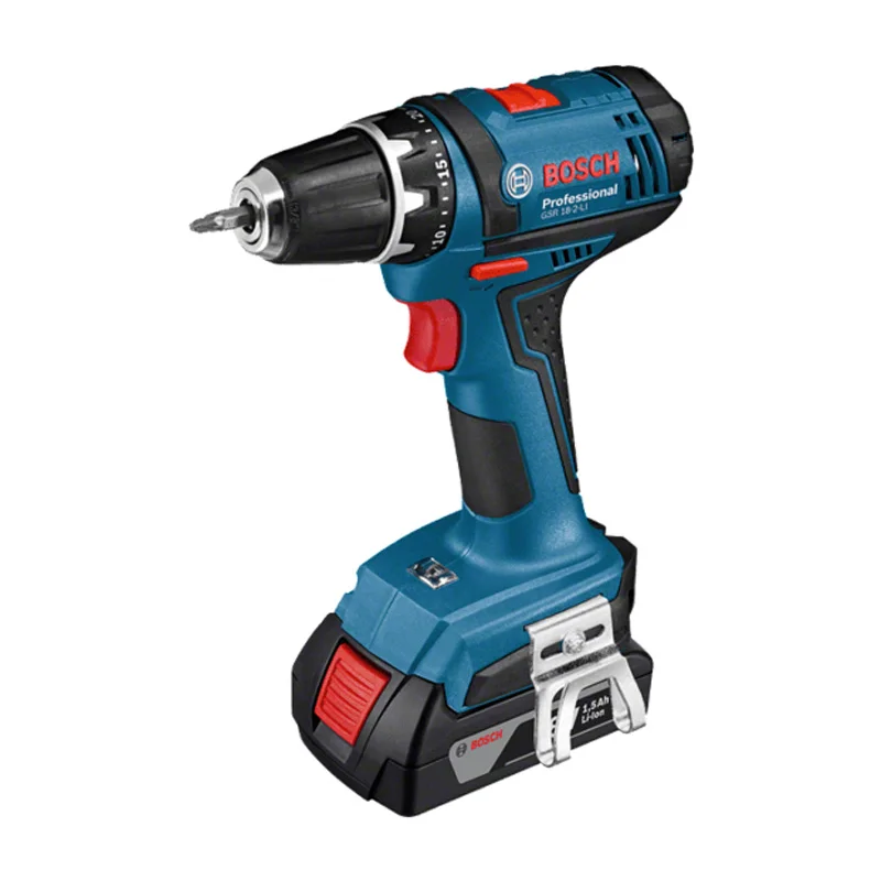 BOSCH GSR 18-2-LI дрель/Драйвер литиевая батарея аккумуляторная электрическая отвертка AL 1820 CV зарядное устройство 2x2,0 Ач батарея