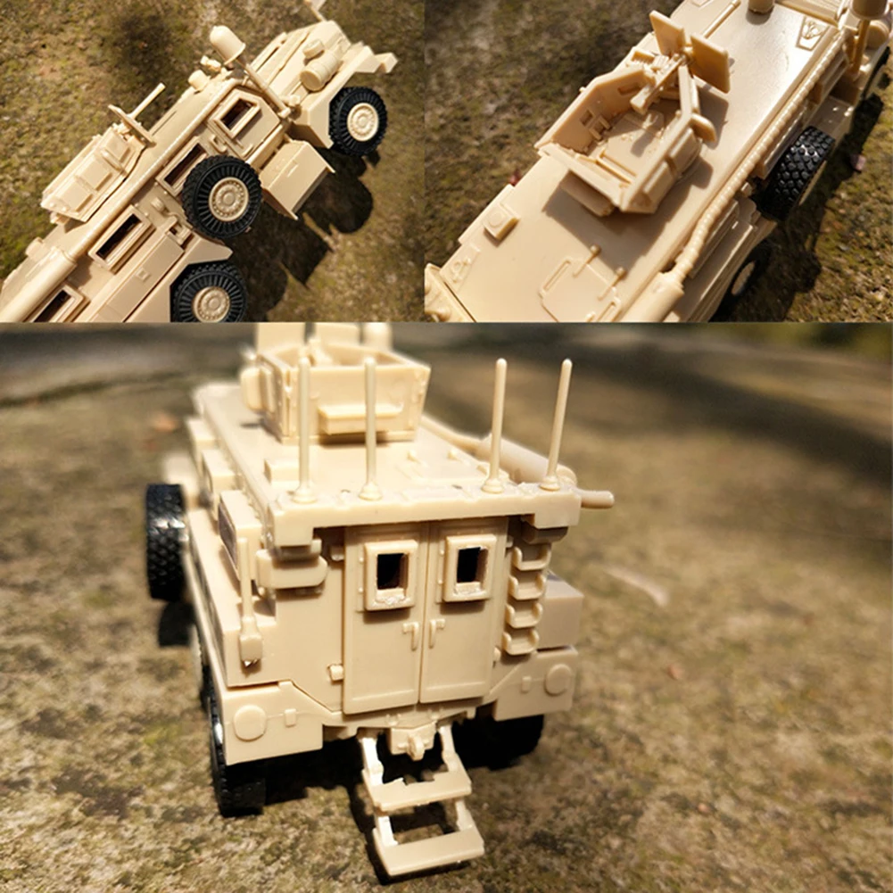 1/72 моделирование 6X6 Пума военный грузовик Модель 3D головоломка Строительная игрушка Коллекционная модель упражнения детские возможности