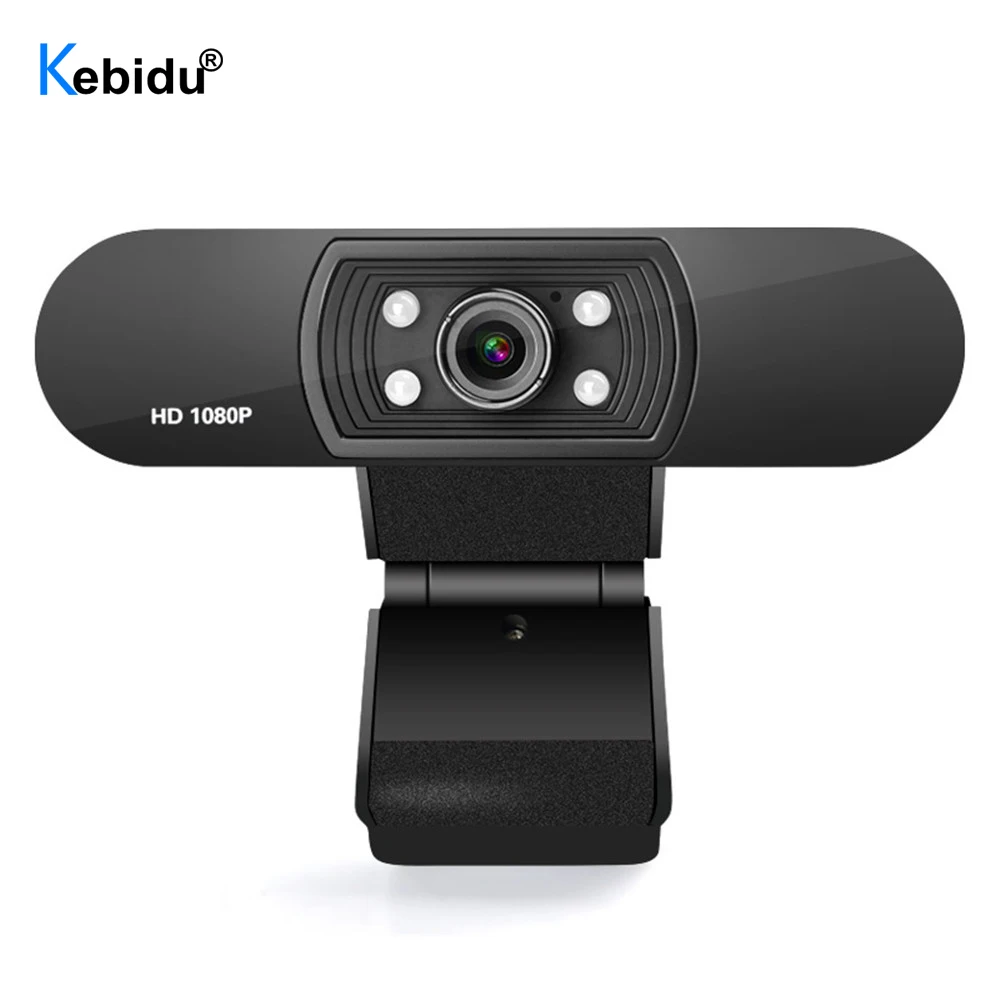 Веб-камера Kebidu H800 Full HD 1080P USB веб-камера с ночным видением и встроенным микрофоном |