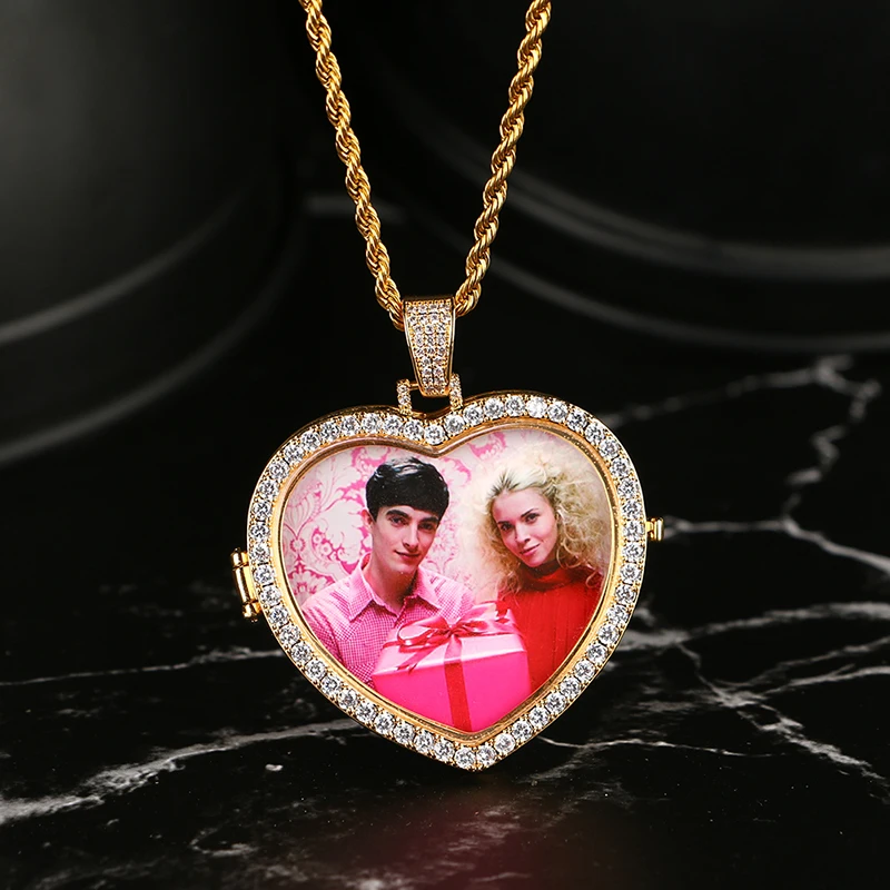 CZP0167 Made Photo Heart Crystal Custom Picture Pendant Special VIP Link | Украшения и аксессуары