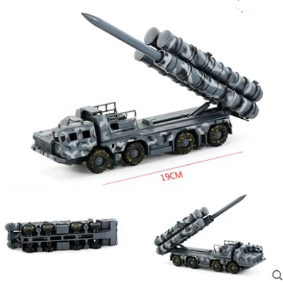Черный 1/72 1: 72 Российская армейская S-300 ракетная система радарная машина пластиковый сборный грузовик пазл Строительный набор военный автомобиль модель игрушка подарок - Цвет: Черный