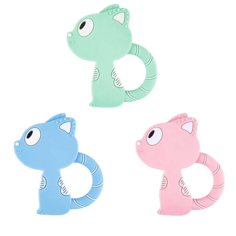 Милый милый новорожденный силиконовый Прорезыватель для зубов малышей игрушка
