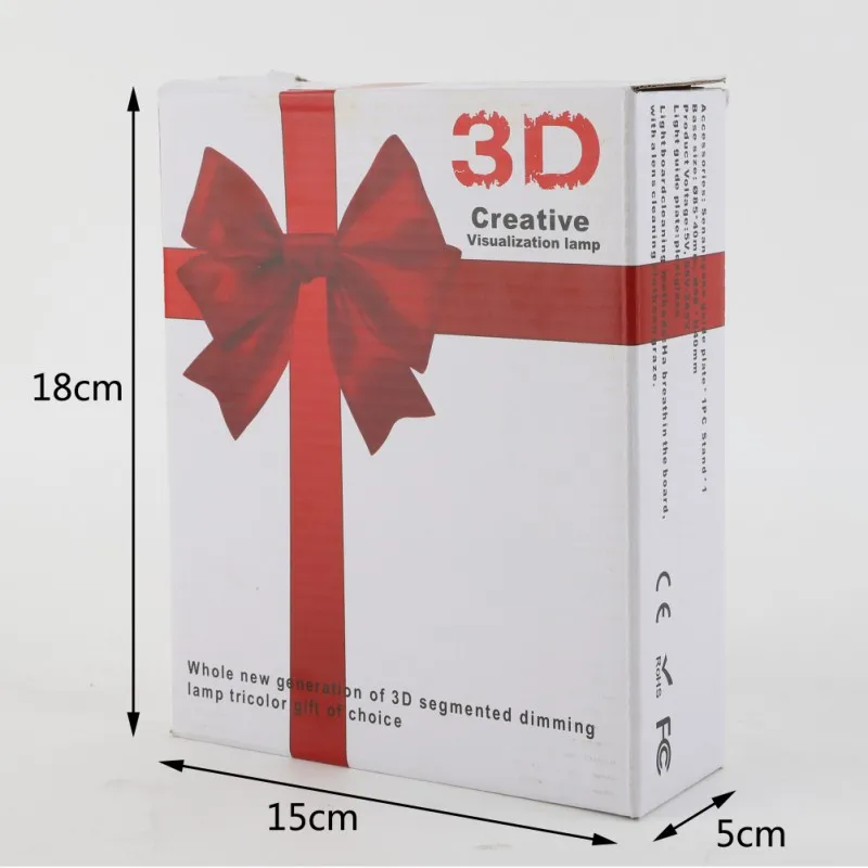 Светодиодный акриловый ночник 3D настольная лампа для сна украшение дома детской