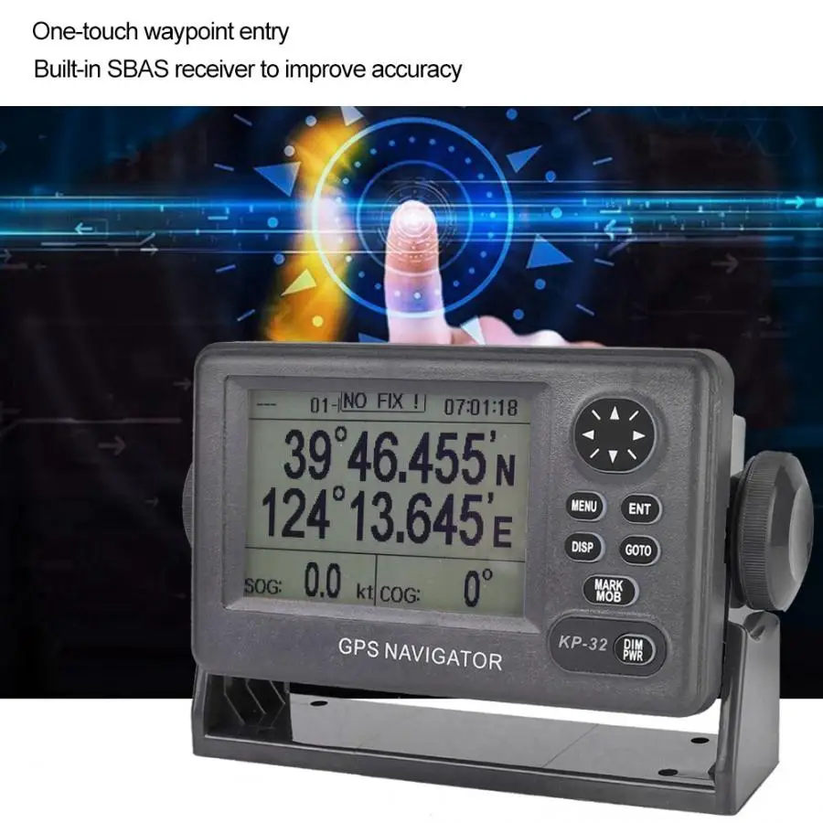 ONWA KP-32 gps/SBAS морской навигатор 4,5 дюймов ЖК-дисплей gps навигационный локатор морской навигатор araba aksesuar