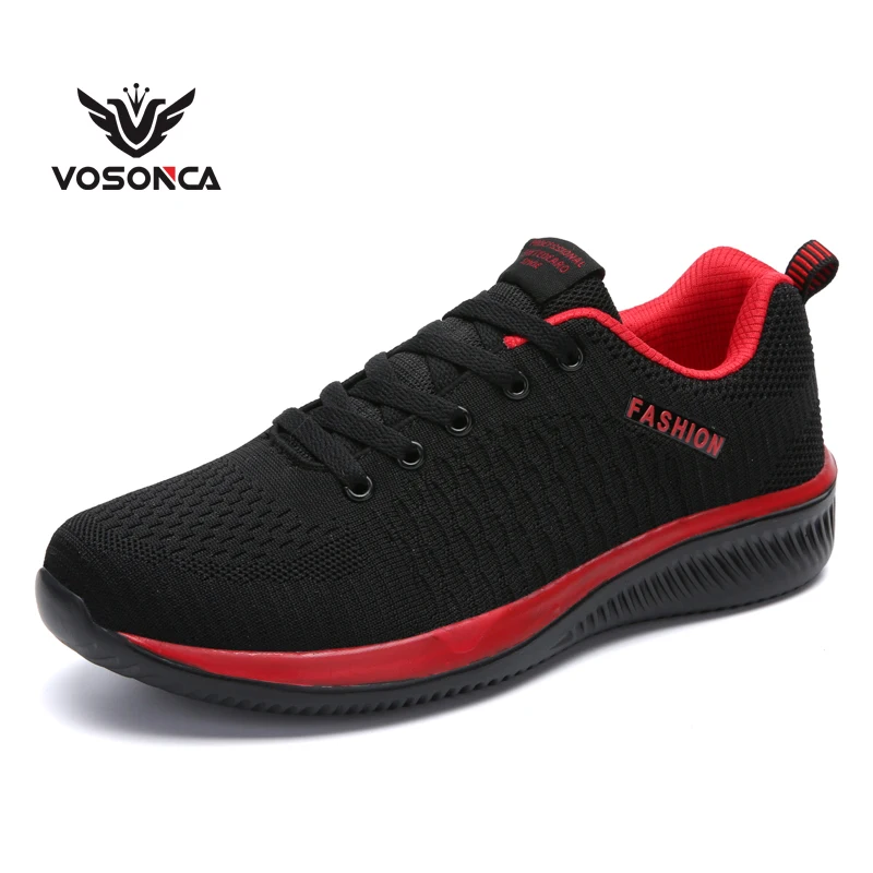 

Vosonca мужские кроссовки Повседневная обувь Lac-up легкая мужская обувь удобные дышащие прогулочные теннисные кроссовки Feminino Zapatos