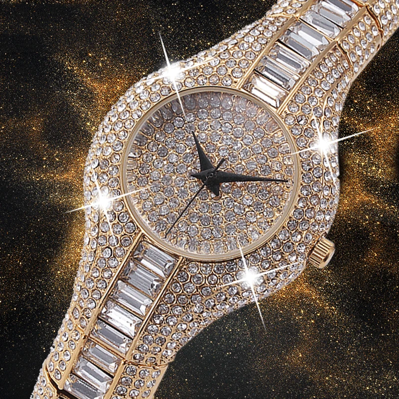 Маленькие женские часы 30 мм противоударные водонепроницаемые Роскошные