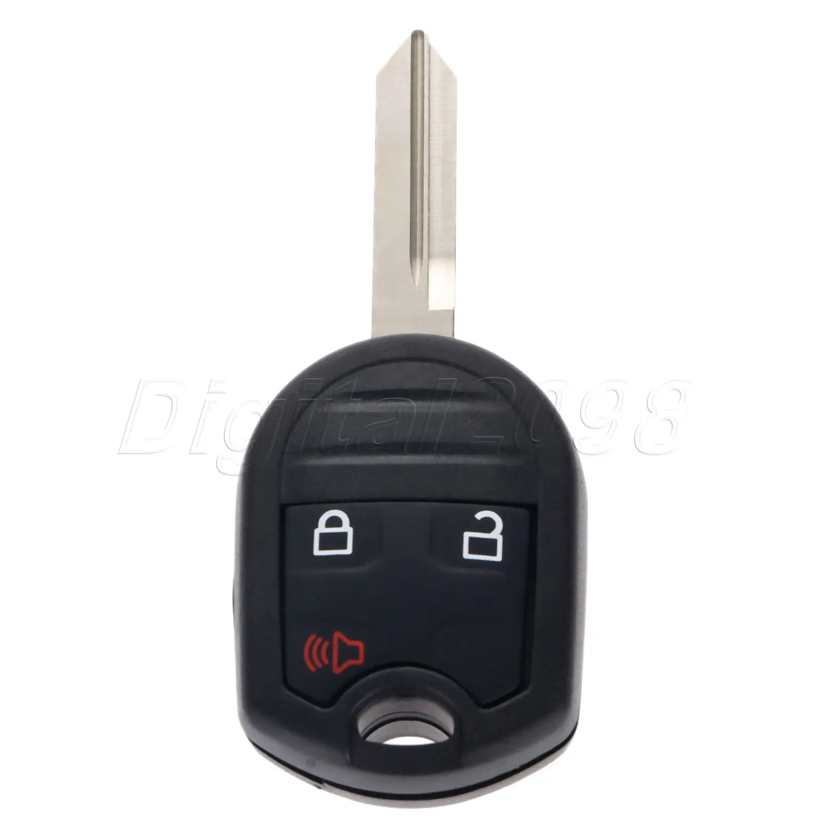 Yetaha 3 кнопки дистанционного ключа оболочки чехол Fob Uncut лезвие для Ford Edge Explorer Flex Focus