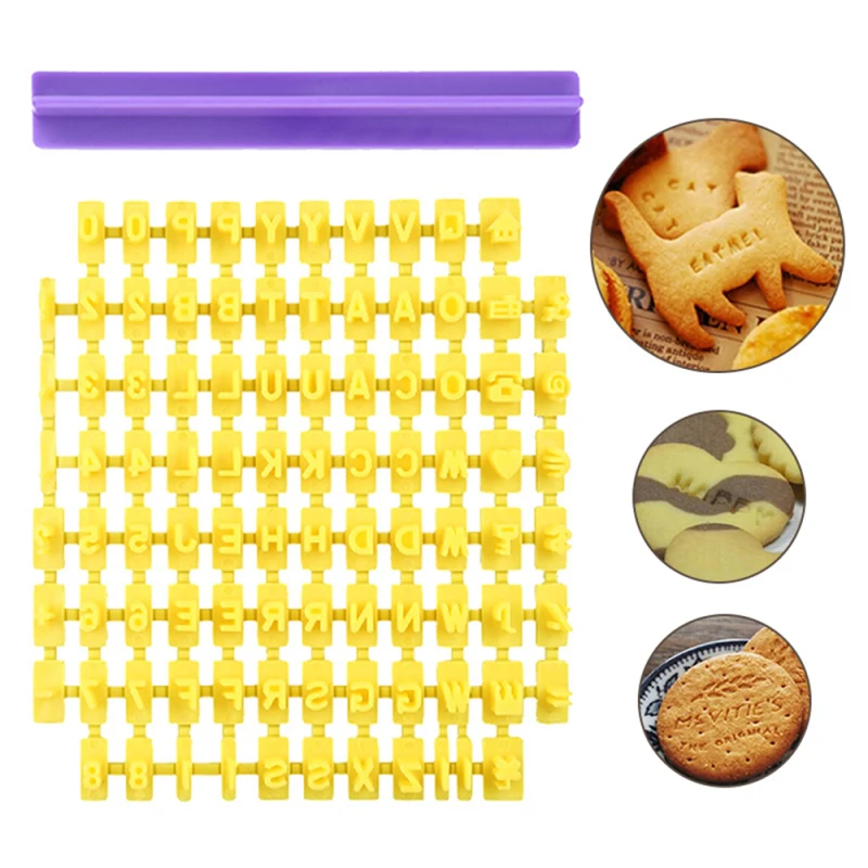 Форма для печенья алфавит буквенный номер пресс тиснение резак помадка форма