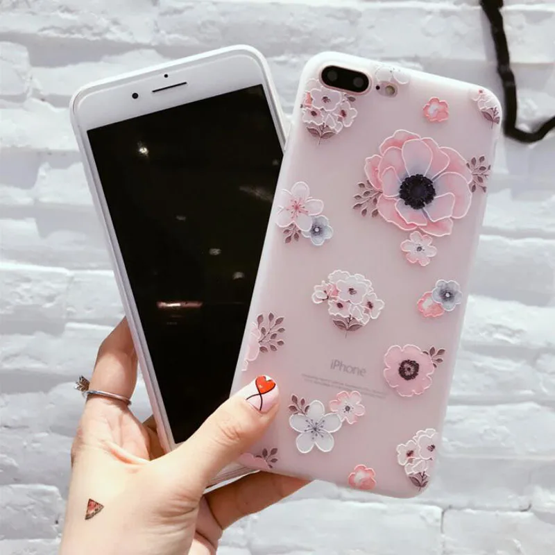 Чехол для Vivo Y91 Y91i Y95 V15 Pro V11 V11i Y85 V9 Y51 мягкий матовый чехол из ТПУ с цветочным
