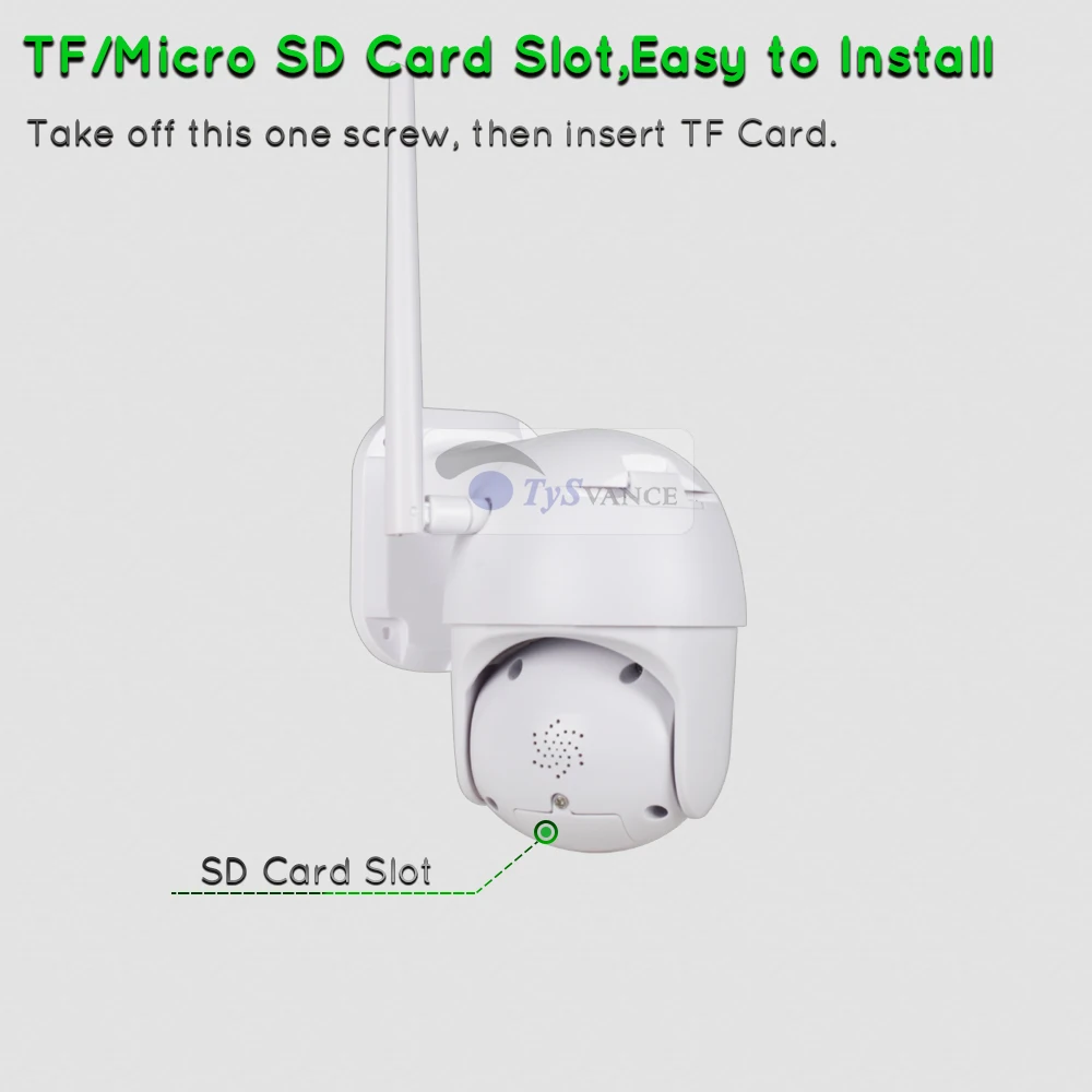 Мини ip-камера WiFi HD 2MP 1080P Беспроводная PTZ скоростная купольная 4X оптический зум CCTV двухстороннее аудио TF слот для карты безопасности наблюдения
