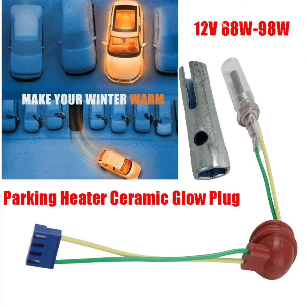 12V 88W-98W Parking Heater Ceramic Glow Plug For Auto Car Boat Truck Diesel Parts Pin | Автомобили и мотоциклы