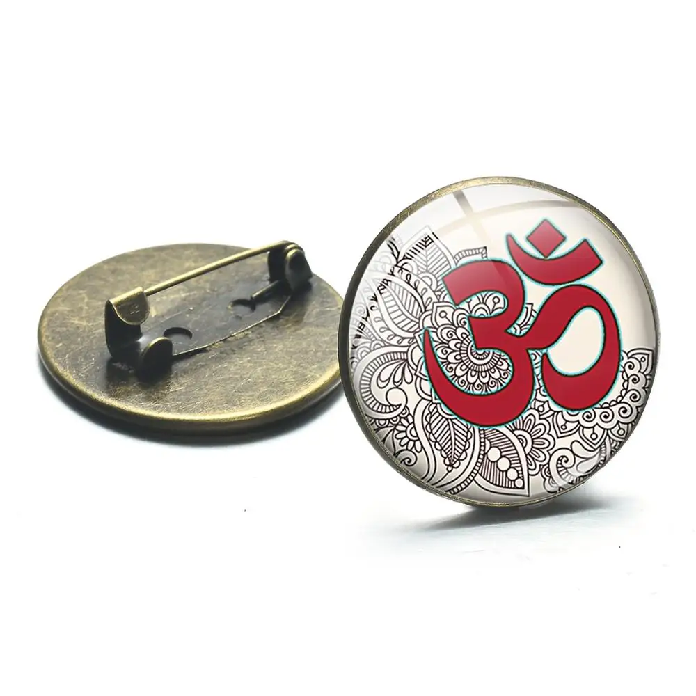 Азиатских классические буддийские Мандала художественное стекло с украшением в