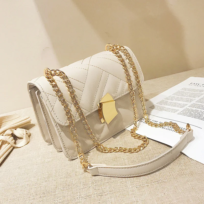 Роскошные сумки женские дизайнерские с золотой-цепочка булавки в 2019 полны
