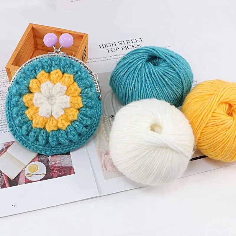 50 г/шар Высококачественная Шерсть альпака пряжа для вязания крючком толстая