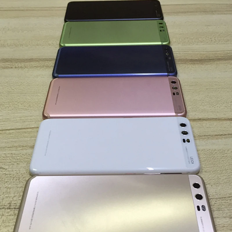 90% Новая Металлическая задняя крышка чехол для Huawei P10 задняя Корпус для P10 плюс Батарея покрывающая телефон по всей поверхности+ боковых кнопок+ Камера Стекло VTR-AL00 VTR-L09 VTR-L29