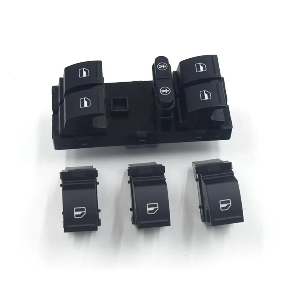 Set Switch Передняя дверь водителя мастер мощность переключатель окна Cuntrol кнопка для VW Touareg Touran Sharan Alhambra OE: 7L6959857E 7L6 959 857E - Цвет: Set Switch