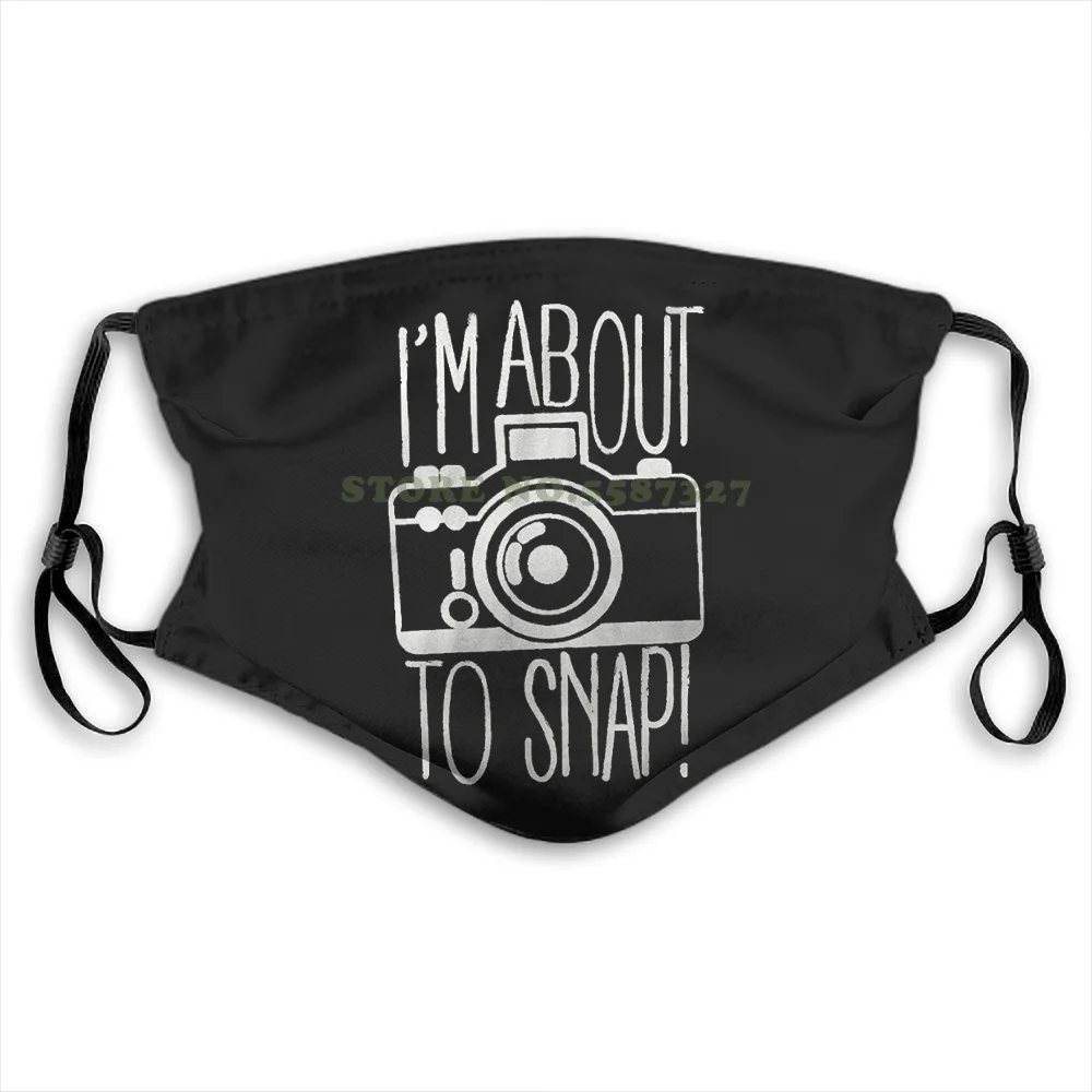 Маска для лица от Сары забавная хипстерская я собираюсь снять фотограф моющаяся