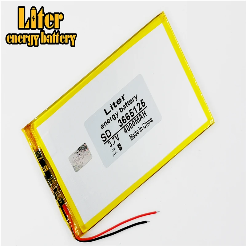 3 7 V 4000mah (полимерный литий ионный ') ионный' для 8 дюймов 9 дюймовый планшетный ПК