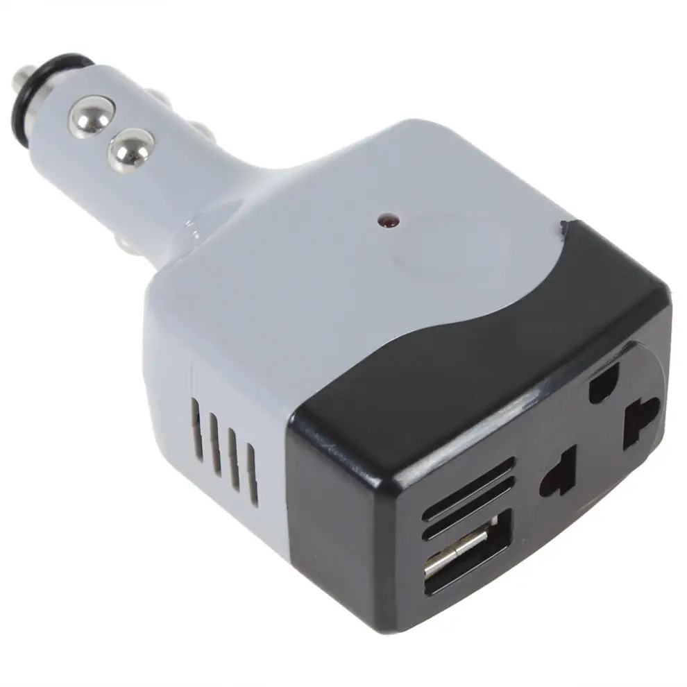 DC 12 V/24 V к переменному току 220 V/USB 6V Пластик автомобиля мобильный Мощность