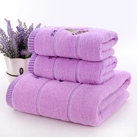3 pieces bath towels thick cotton towel set face towels bath towel for adults washcloths high absorbent bathroom towel suit
