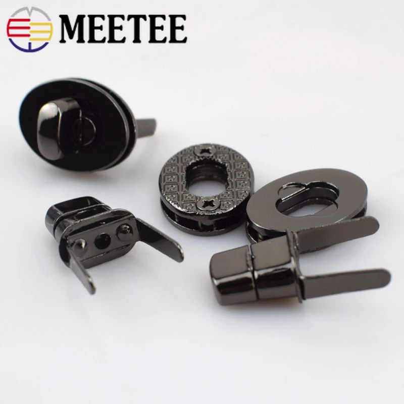 5/10 шт. Закрученные замки для сумки металлическая застежка сумочки пряжки ручной