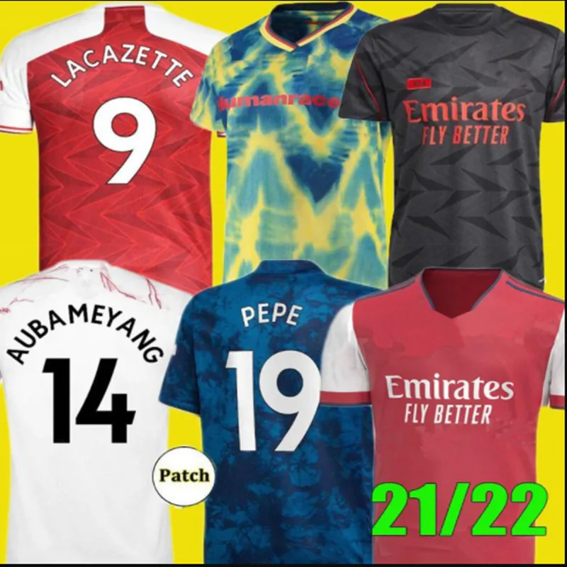 

Top Quality 2022 new adult shirt Odegaard BELLERIN SAKS XHAKA AUBAMEYANG OZIL LACAZETTE PEPE THOMAS 2021 2022 ArsenalES shirt