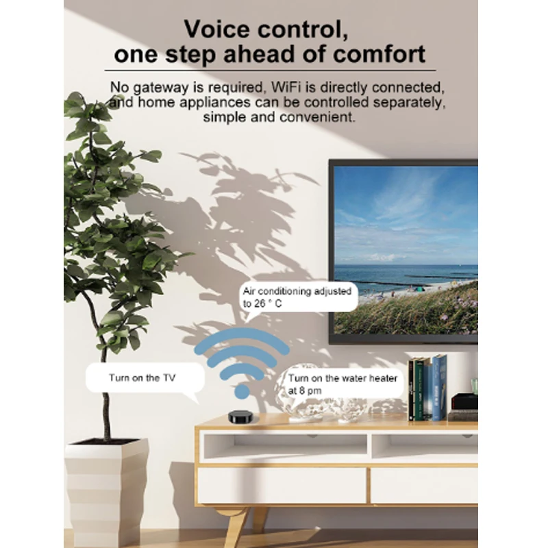 

Tuya Smart Home WIFI+IR+RF Remote Control Smart Remote Control For Smart Voice Control Via Alexa Google Home Smart Life Control